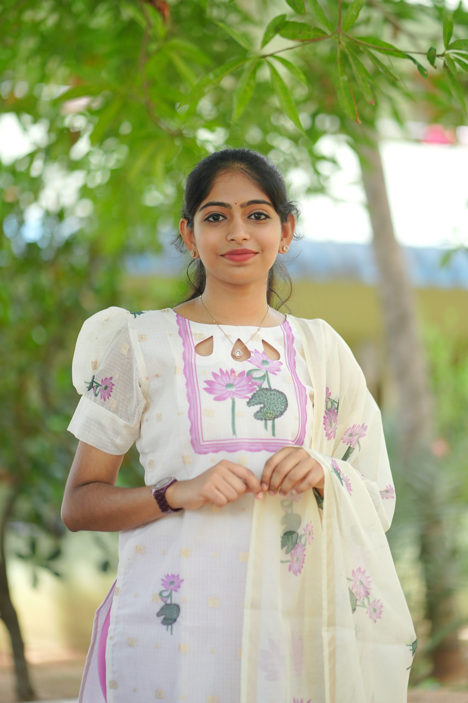 Lotus cotton kurthi