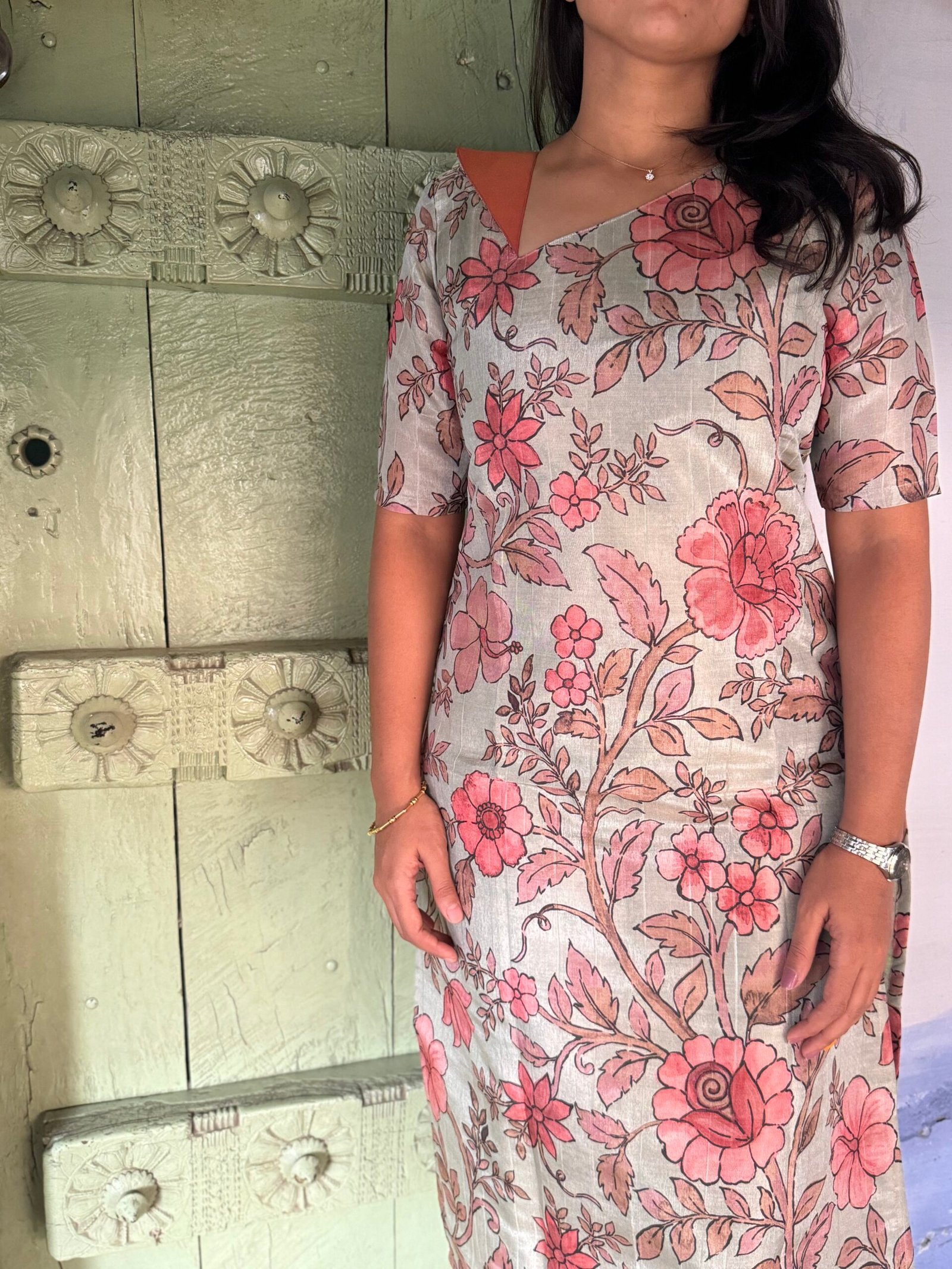 Sea blue kurthi - Image 3