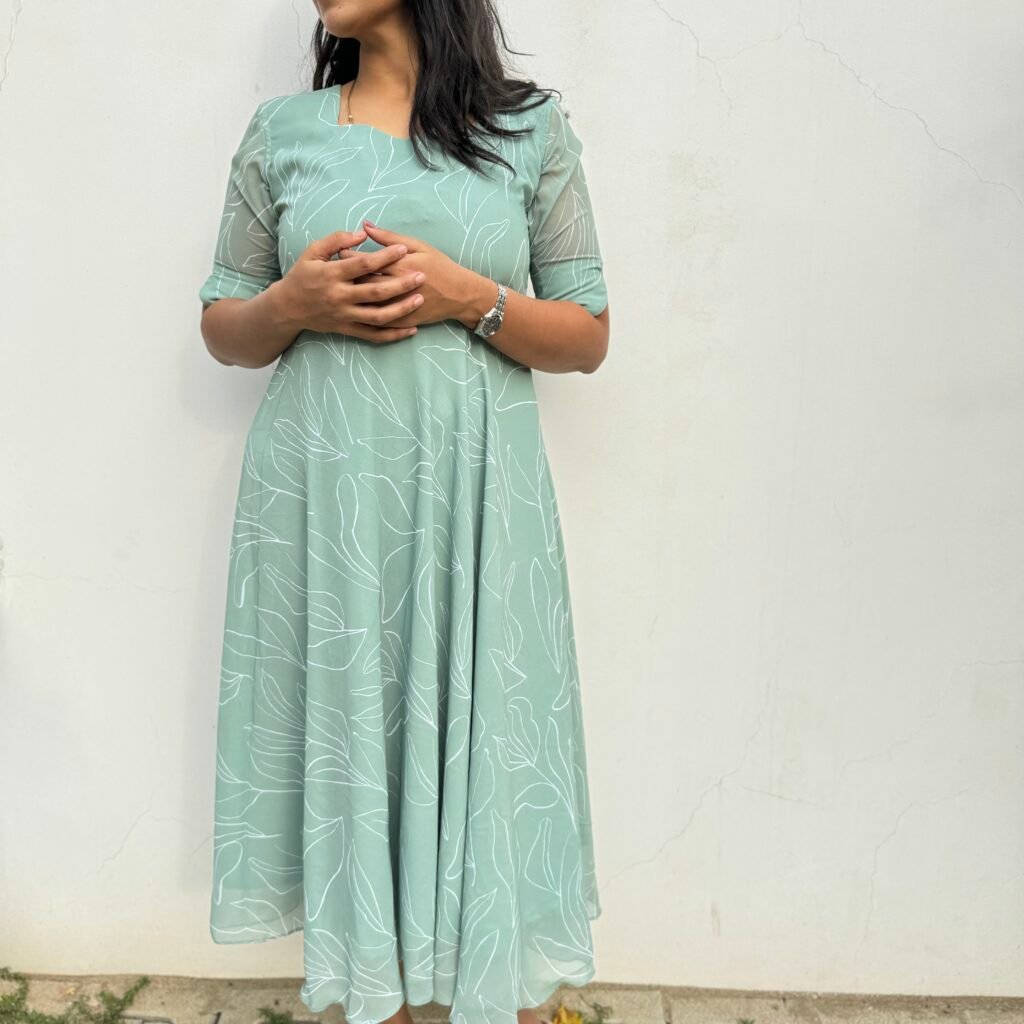 Pastel Green Dress